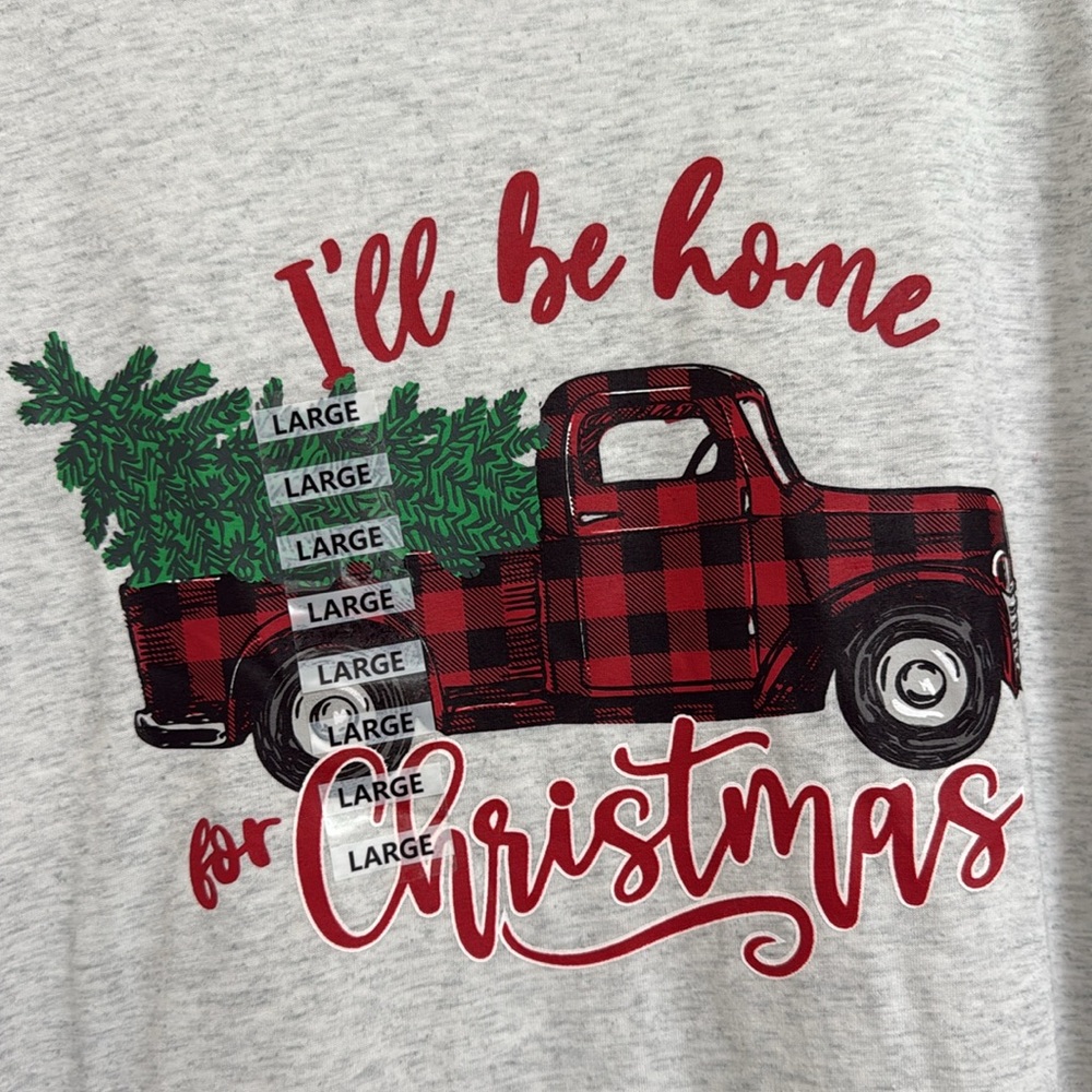 Jane Marie I’ll Be Home For Christmas Long Sleeve - Picture 5 of 6